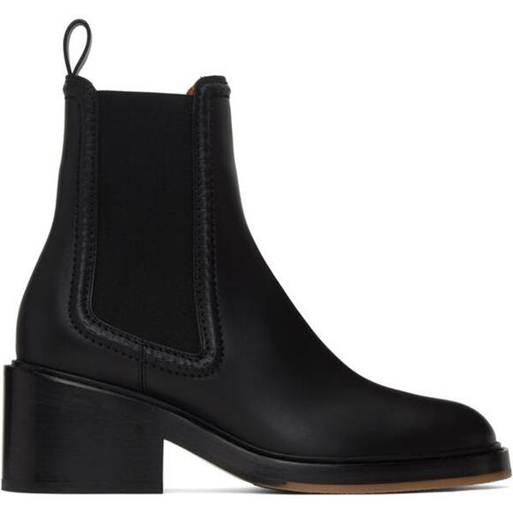 Chloe Mallo Ankle Boot Bootie in Black 36 - Picture 3 of 4